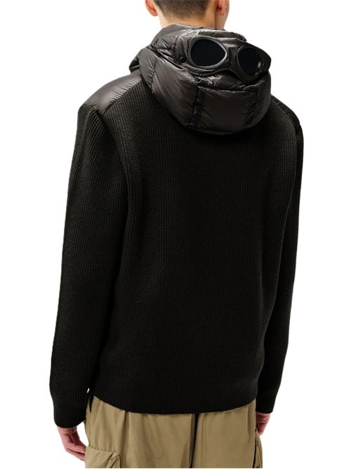 Piumino con cappuccio C.P. COMPANY | 21CMKN052A-006390M999 BLACK